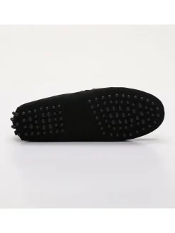 Leren mocassins "Newton" zwart