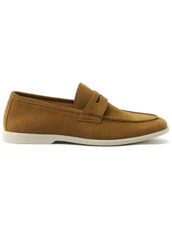 Leren mocassins 