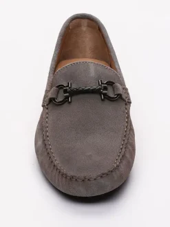 Leren mocassins 