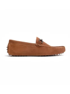 Leren mocassins 