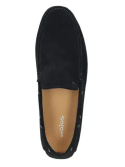 Leren mocassins zwart