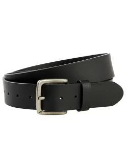 Leren riem zwart