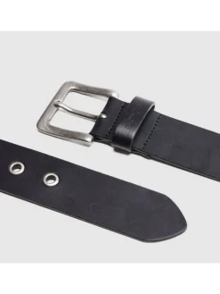 Leren riem zwart