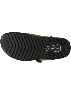Leren sandalen beige