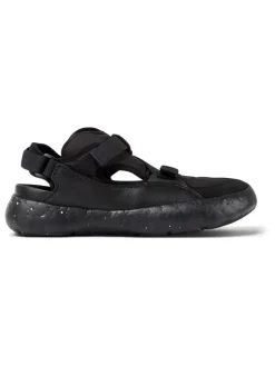 Leren sandalen zwart