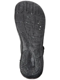 Leren sandalen zwart