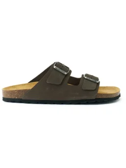 Leren slippers 