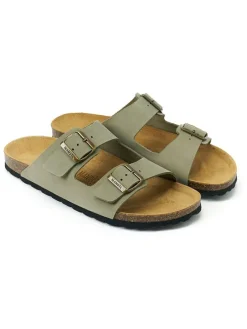 Leren slippers 