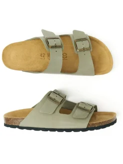 Leren slippers 