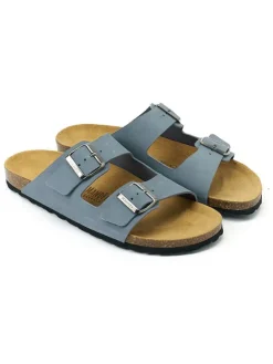Leren slippers 