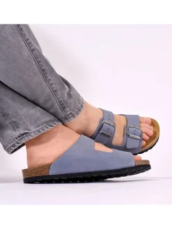 Leren slippers 