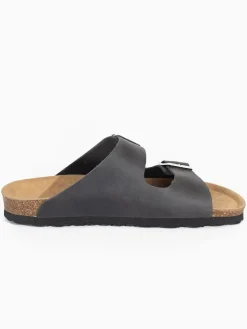 Leren slippers