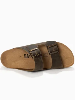 Leren slippers 