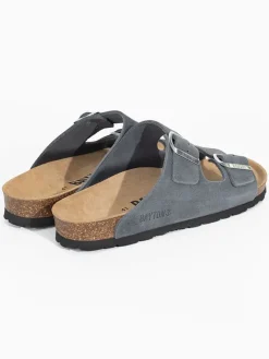 Leren slippers 