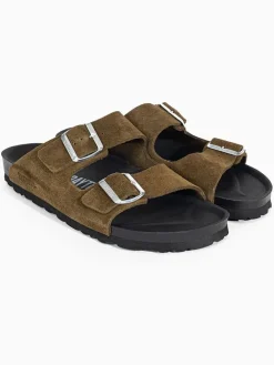 Leren slippers
