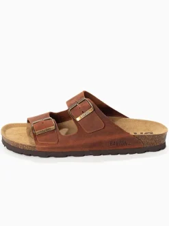 Leren slippers 