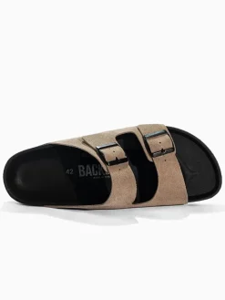 Leren slippers 