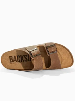 Leren slippers 