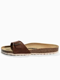 Leren slippers