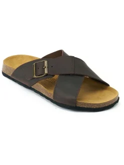 Leren slippers 