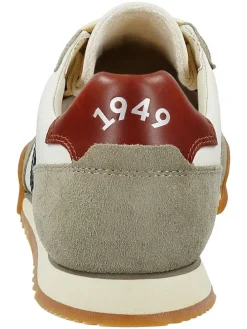 Leren sneakers "Baylle" crème/beige