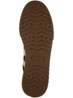 Leren sneakers "Baylle" donkerblauw