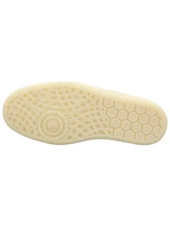 Leren sneakers beige
