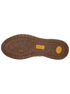 Leren sneakers beige/wit/lichtbruin