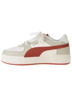 Leren sneakers "Ca Pro Classi" beige/rood