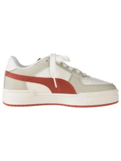 Leren sneakers "Ca Pro Classi" beige/rood