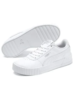 Leren sneakers "Carina" wit