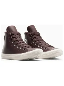 Leren sneakers "Chuck Taylor All Star Hi" bruin
