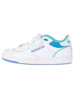 Leren sneakers "Club C Bulc" wit/blauw