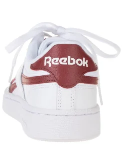 Leren sneakers "Club C Revenge" wit/rood/lichtbruin
