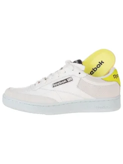 Leren sneakers "Club C Revenge" wit/groen