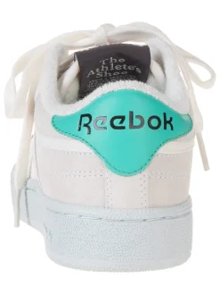 Leren sneakers "Club C Revenge" wit/turquoise