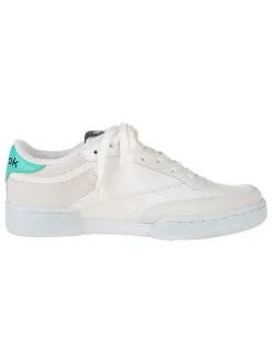Leren sneakers "Club C Revenge" wit/turquoise