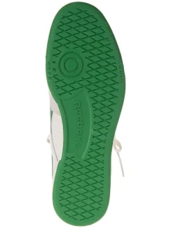 Leren sneakers "Club C Revenge Vintage" wit/groen