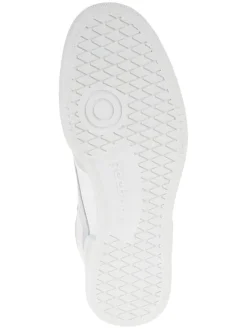 Leren sneakers "Club C" wit/crème/groen