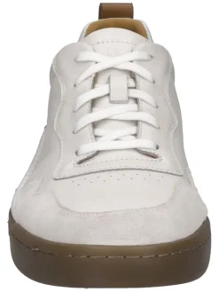 Leren sneakers crème