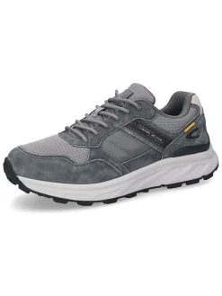 Leren sneakers "George" grijs