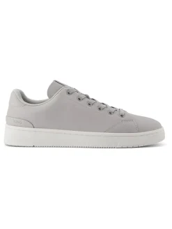 Leren sneakers grijs