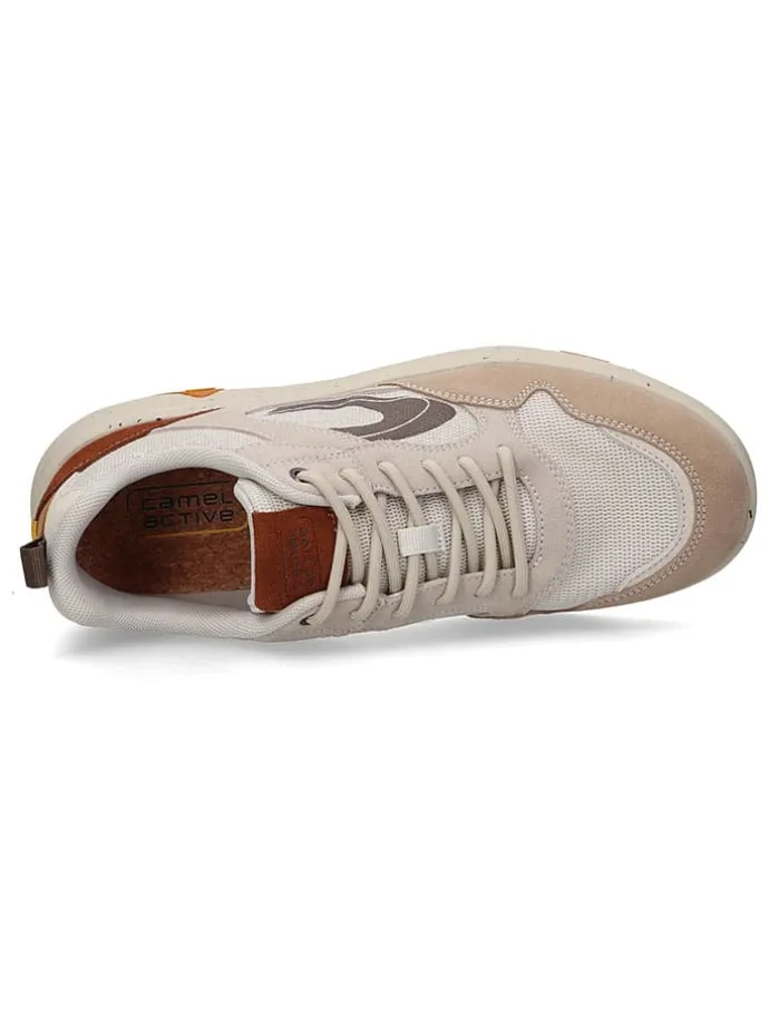 Leren sneakers "Harvest" beige
