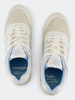 Leren sneakers "Hot Shot LO x GRAMPS" beige/lichtblauw