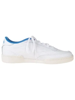 Leren sneakers "Klub C 85" crème/blauw