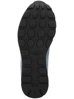 Leren sneakers lichtblauw/grijs
