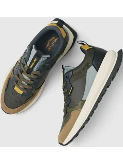 Leren sneakers meerkleurig