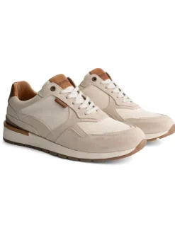 Leren sneakers "Newberry" beige