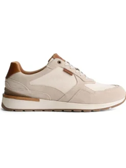 Leren sneakers "Newberry" beige