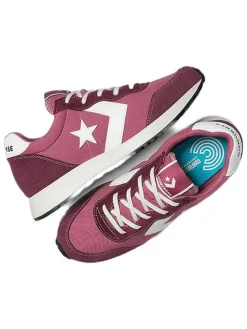 Leren sneakers "Omega" bordeaux